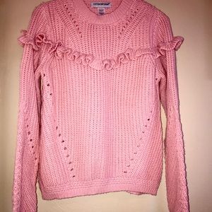 Warm pink sweater